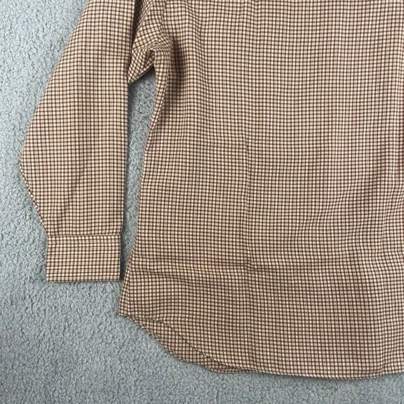 Hunter's Ridge Men's Large Brown Plaid Long Sleeve Button Up Shirt w/ Pockets - Picture 16 of 16